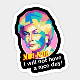 Stay Golden golden girls wpap Sticker